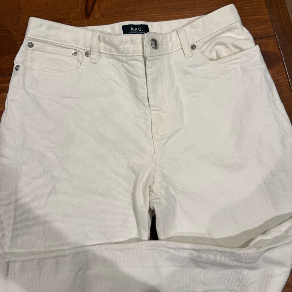 A.P.C. Ivory Denim Jeans